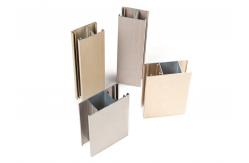China Rose Gold Aluminum System Profile Weight Of Aluminum Profile T Shape supplier