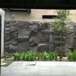 Random Black Slate Stacked Stone Skidproof For Paver And Wall Decor for sale