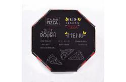 China Custom Different Shape Biodegradable Kraft Pizza Boxes Eco-Friendly Fast Food Packaging supplier