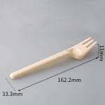 Eco Friendly Sugarcane Bagasse Tableware Compostable Disposable Cutlery Fork Knife Spoon Set