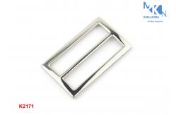 China Curved Metal Slide Buckle Handbag Accessories Hardware Customized Design supplier