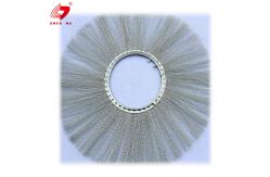 China Convoluted Shape Road Sweeping Wafer Brush With Steel Wire Filament supplier