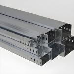 Slot Type Cable Tray Slotted Straight Non Flammable Fire Resistance Wall Mount Installation Method for sale