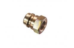 China Ball Locking Excellent Flow Capacity Brass Quick Coupler supplier