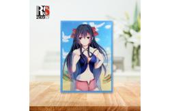 China Clear Sim Poly Holographic Game Card Sleeves Anime Trading Card Sleeves Yugioh supplier