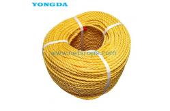 China 3 Strand Polypropylene Braided Ropes Monofilament Fibre 4mm Z Twist supplier