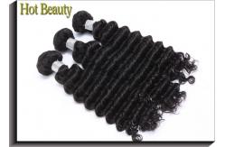 China 100% Cuticle Aligned Virgin Peruvian Hair Extension Deep Wave Natural and Smooth supplier