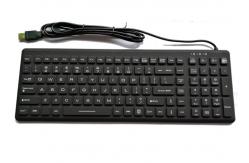 China IP68 Washable Medical Sealed Keyboard USB 110 Keys With ON OFF Backlight Button supplier