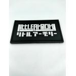 PVC Velcro Logo Label Stickers OEM Rectangle For The Cap Customized Color for sale