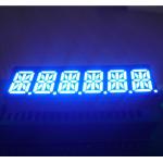 0.39 Inch 6 Digit 14 Segment Display Common Cathode Ultra Blue Process Control Applied for sale