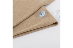 China Breathable Solid Knit Fabric 100% Combed Cotton Yarn Fabric 185cm Width supplier
