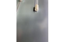 China 75W 1154mm UV Germicidal Lamp Mercury Quartz Glass Ceramic Base supplier