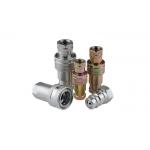 ISO5676 Ball Valves Type Hydraulic Quick Couplings NBR Seal Carbon Steel Material for sale