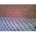 6ft Diamond Chain Link Fence Mining Hook Net 80x80mm for sale