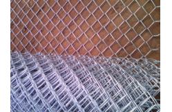 China 6ft Diamond Chain Link Fence Mining Hook Net 80x80mm supplier
