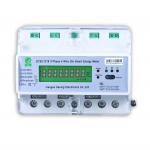 Wifi 5A Three Phase Prepaid Energy Meter Power Consumption Smart Pre Pay Smart Meter for sale