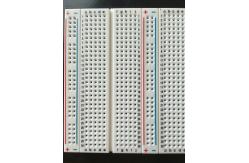 China Solderless Breadboard Circuit Projects ABS Material 1100 Points With Metal Plate supplier