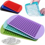 Food Grade Lce Cube Tray With Lid And Bin For Freezer BPA Free Silicone Ice Cube Trays Molds for sale