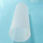 Anti Slip High Transparency Quartz Glass Tube With Frosted Outer Wall