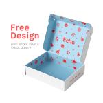 Collapsible Kraft Paper Corrugated Boxes Recycled Printed  Customized for sale