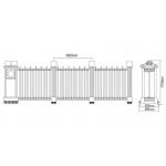 15m / Min Trackless Folding Gate Building Electric Auto Door For Gym