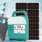 Outdoor Waterproof Solar Panel Light System Dimmable Mini Portable Tent Hiking LED for sale