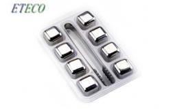 China Reusable Stainless Steel Cooler Stones Non Corrode Drawstring Pouch Availiable supplier