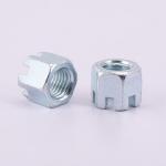 Round Lock Hexagon Slotted Nuts For Automotive Industry