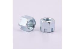 China Round Lock Hexagon Slotted Nuts For Automotive Industry supplier