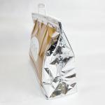 Foldable Disposal Plastic Insulated Thermal Cooler Bag For Food Lunch Delivery for sale