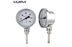 China Back Install Bimetal Temperature Gauge WSS Water Thermometer supplier