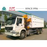 SINOTRUK HOWO 6x4 Dump Boom Truck 336HP With Crane for sale