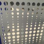 Decoration Mesh 1000x2000mm Perforated Aluminum Panels 0.3mm Thickness