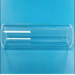 Quartz Glass Tube Custom Transparent 1100 Degrees Celsius High Dimension Precision Fused Silica Tube for sale