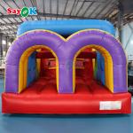 Commercial Inflatable Water Slide Park Inflatable Escape Slide Waterproof Inflatable Bounce House with Slide for sale