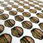 Custom Laser Printing Adhesive Round Labels Support Customized Thickness