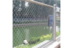China Height 2.5m Q195 Metal Galvanized Chain Link Fence Selvage Knuckled Edge supplier