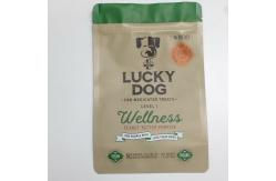 China Compostable Digital Printed Stand Up Pouches Kraft Resealable Bags PE MOPP supplier