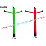 Promotional Red Green Advertising Inflatable Air Dancer Fan Tube for sale