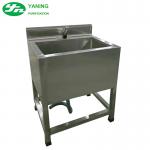 Customized 304 Stainless Steel Hand Washing Sink With Faucets for sale