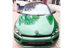 China Weatherproof PPF Coating For Car , Practical Metallic Green Vinyl Wrap supplier