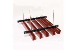 China 40x200 Aluminum Linear Drop Down Aluminum Metal Ceiling U-Shaped Baffle Ceiling supplier