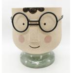 Lovely Instagram 3d Mug Unique BOY Shaped Flower Succulent Pot In Ceramic for sale