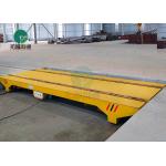 Towed Cable Powered Factory Material Handling Hydraulic Rail Transport Cart For Steel Structure for sale