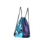 2018 New Combine Purple and  Blue Reversible Sequins Backpack Bag for Traveling Nessary for sale