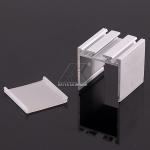 6063 Standad LED Aluminium Profile OEM Anodized Finish With Caps Profile for sale