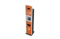 China Eco Friendly Forehead Infrared Thermometer Hand Sanitizer Floor Stand supplier