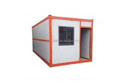 China Modern Design Fold Out Modular Homes With EPS Sandwich Panel And PVC Window supplier