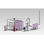 Aircraft Flammability Test Chamber , White 1200 Degree Vertical Flame Test Chamber for sale