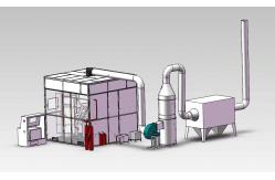 China Aircraft Flammability Test Chamber , White 1200 Degree Vertical Flame Test Chamber supplier